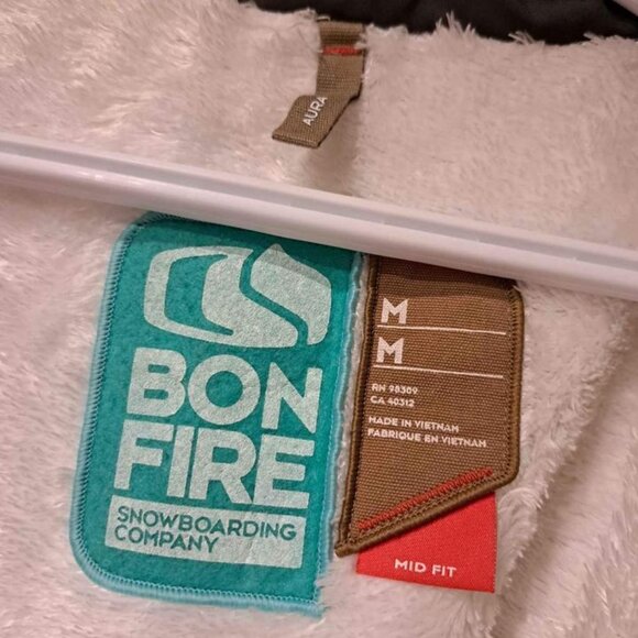 Bonfire Medium Mid Fit Snowboarder Ski Jacket Men's Unisex Straight Cut - Picture 8 of 8